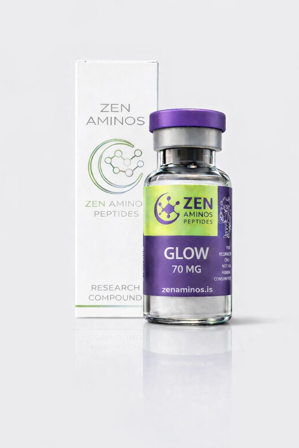 GLOW 70mg 10ct Research Pack