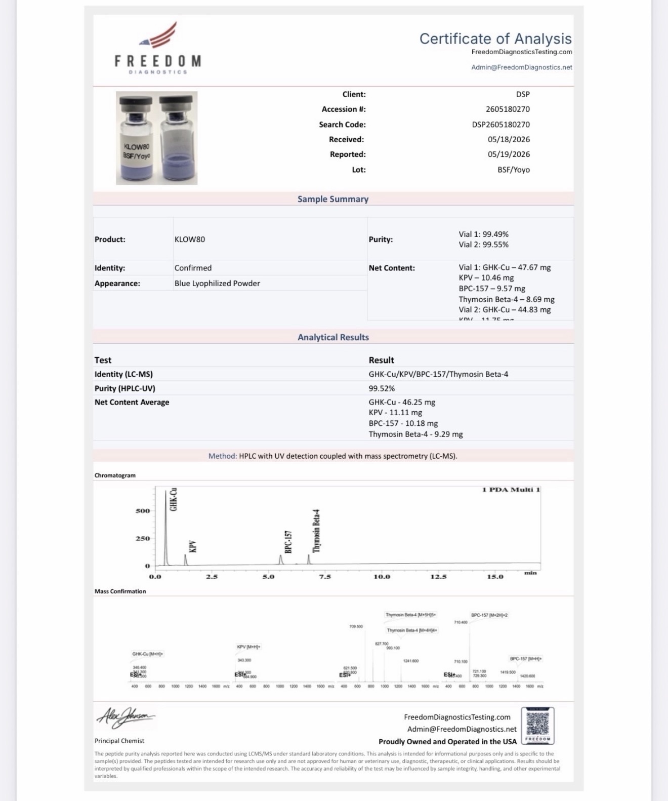 KLOW 80mg 10ct Research Pack - Image 2